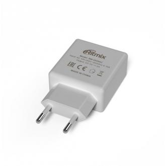 Зарядное устройство сетевое Ritmix RM-2025AC белый 2 USB - Officedom (1)
