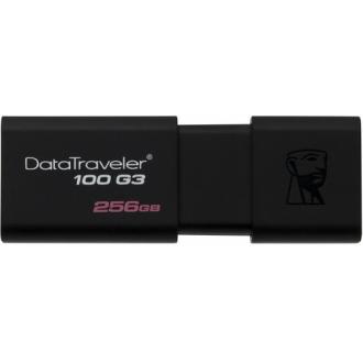 USB Флеш 256GB 3.0 Kingston DT100G3/<wbr>256GB черный - Officedom (1)