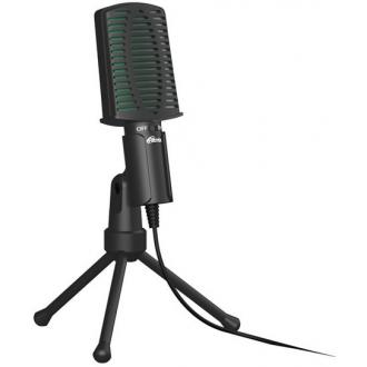 Настольный микрофон Ritmix RDM-126 черный-зеленый - Officedom (1)