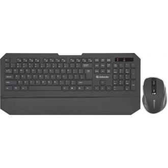 Комплект беспроводной клавиатура+мышь Defender Berkeley C-925 RU,черный - Officedom (1)