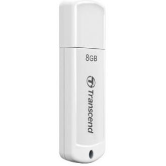 Флэш-накопитель Transcend TS8GJF370, USB 2.0, 8 GB, белый - Officedom (1)