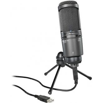 Студийный микрофон Audio-Technica AT2020USB+ черный - Officedom (1)