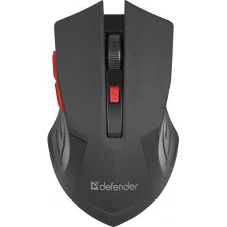Мышь беспроводная Defender Accura MM-275, черный-красный - Officedom (1)