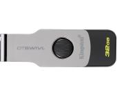 Флэш-накопитель Kingston DTSWIVL, USB 3.0, 32 GB, металл (DTSWIVL/32GB) | OfficeDom.kz