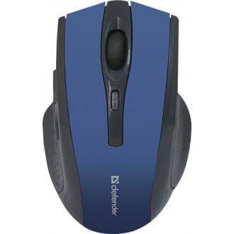 Мышь компьютерная беспроводная Defender Accura MM-665, синий, 6 кнопок, 800-1600 dpi - Officedom (1)